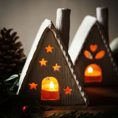 February | A-Frame Tealight House