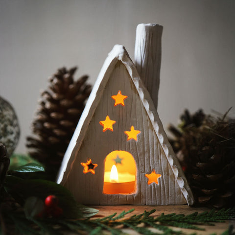 February | A-Frame Tealight House