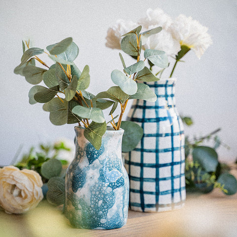 {french collection} 🩵 blue de mer bubble vase | april, may & june