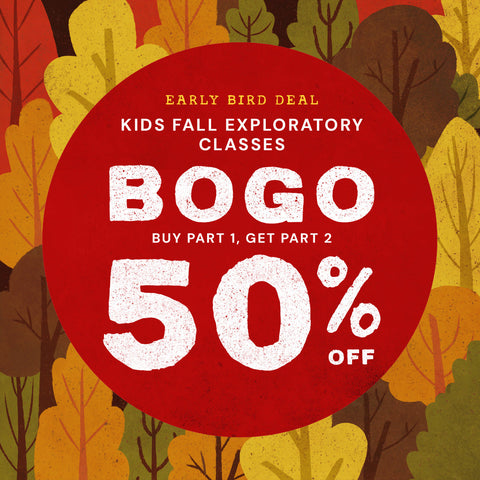 Fall Art Classes | 6 or 12-Week Session | Ages 5 to 12