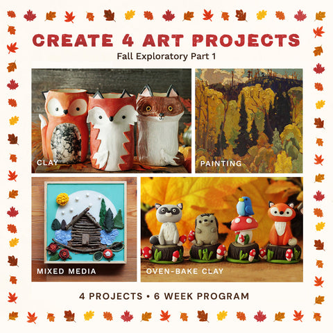 Fall Art Classes | 6 or 12-Week Session | Ages 5 to 12