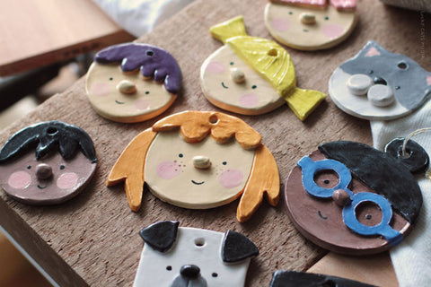 November | Trim The Tree Pottery Ornaments