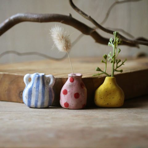 May | Mini Flower Vase Magnets | (adults and families)