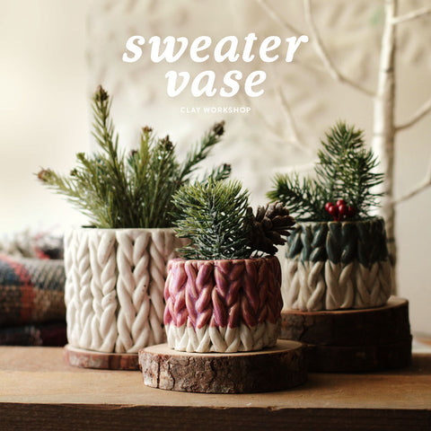 January | Sweater Weather Vase